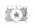 Vtrk chlazen motoru NRF ‐ NRF 47053