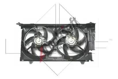 NRF Vtrk chlazen motoru NRF 47075, 47075