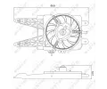 Vtrk chlazen motoru NRF ‐ NRF 47248