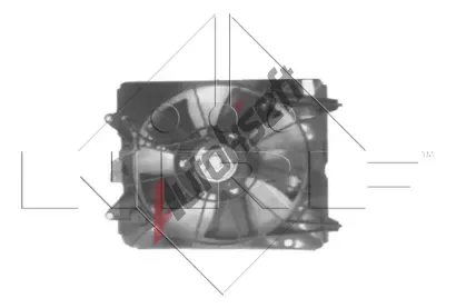 NRF Vtrk chlazen motoru NRF 47272, 47272