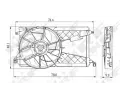 NRF Vtrk chlazen motoru NRF 47291, 47291