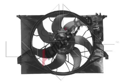 NRF Větrák chlazení motoru NRF 47298, 47298  NRF Větrák chlazení motoru NRF 47298, 47298
