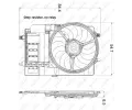 NRF Vtrk chlazen motoru NRF 47301, 47301