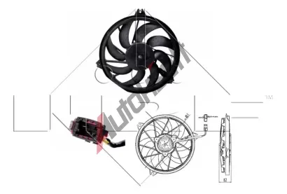 NRF Vtrk chlazen motoru NRF 47323, 47323