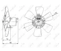 NRF Vtrk chlazen motoru NRF 47390, 47390