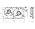 NRF Vtrk chlazen motoru NRF 47403, 47403