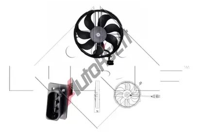 NRF Vtrk chlazen motoru NRF 47409, 47409
