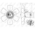 NRF Vtrk chlazen motoru NRF 47429, 47429