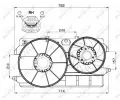 NRF Vtrk chlazen motoru NRF 47451, 47451
