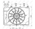 NRF Vtrk chlazen motoru NRF 47466, 47466