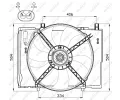 NRF V�tr�k chlazen� motoru NRF 47473, 47473