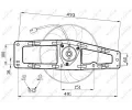 NRF Vtrk chlazen motoru NRF 47476, 47476