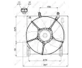 NRF Vtrk chlazen motoru NRF 47487, 47487