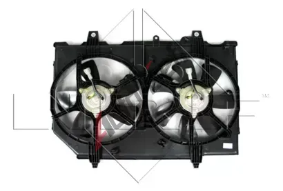 NRF Vtrk chlazen motoru NRF 47497, 47497