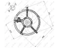 NRF Vtrk chlazen motoru NRF 47508, 47508