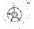NRF Vtrk chlazen motoru NRF 47509, 47509