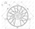 NRF Vtrk chlazen motoru NRF 47524, 47524