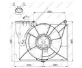NRF Vtrk chlazen motoru NRF 47530, 47530