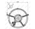 NRF Vtrk chlazen motoru NRF 47553, 47553