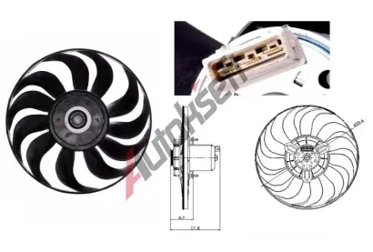 NRF Vtrk chlazen motoru NRF 47641, 47641