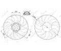 NRF Vtrk chlazen motoru NRF 47666, 47666