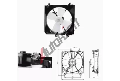 NRF Větrák chlazení motoru NRF 47693, 47693 NRF Větrák chlazení motoru NRF 47693, 47693