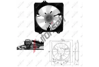NRF Vtrk chlazen motoru NRF 47695, 47695