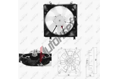 NRF Vtrk chlazen motoru NRF 47696, 47696