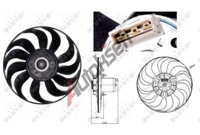 NRF Vtrk chlazen motoru NRF 47700, 47700
