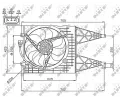 Vtrk chlazen motoru NRF ‐ NRF 47744