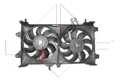 NRF Vtrk chlazen motoru NRF 47802, 47802