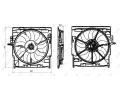 NRF Vtrk chlazen motoru NRF 47845, 47845