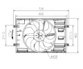 Vtrk chlazen motoru NRF ‐ NRF 47916