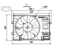 NRF Vtrk chlazen motoru NRF 47918, 47918