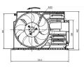 NRF Vtrk chlazen motoru NRF 47922, 47922