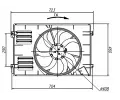 Vtrk chlazen motoru NRF ‐ NRF 47925