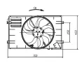 NRF Vtrk chlazen motoru NRF 47927, 47927