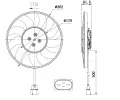 Vtrk chlazen motoru NRF ‐ NRF 47931