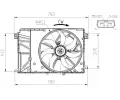 Vtrk chlazen motoru NRF ‐ NRF 47932