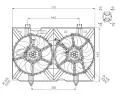 Vtrk chlazen motoru NRF ‐ NRF 47942