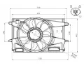 Vtrk chlazen motoru NRF ‐ NRF 47951