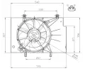 Vtrk chlazen motoru NRF ‐ NRF 47957