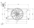 Vtrk chlazen motoru NRF ‐ NRF 47961