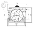 Vtrk chlazen motoru NRF ‐ NRF 47967