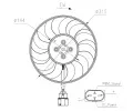 Vtrk chlazen motoru NRF ‐ NRF 47970