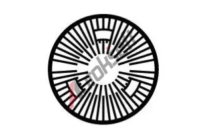 NRF Spojka vtrku chladie NRF 49567X, 49567X