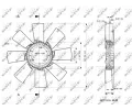 NRF Odvětrávání chlazení motoru NRF 49859, 49859