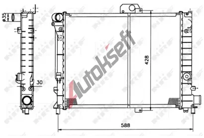 NRF Chladi vody NRF 504140, 504140