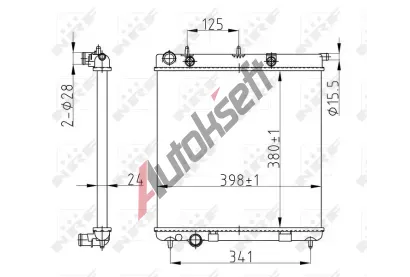 NRF Chladi vody Economy Class NRF 50429A, 50429A