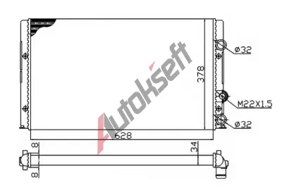 NRF Chladi vody Economy Class NRF 50457A, 50457A